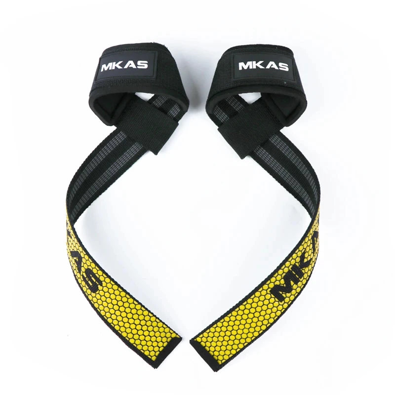 Weight Lifting Wrist Straps for Bodybuilding Powerlifting Strength Training Deadlifts Lifting Straps Padded Neoprene Gym Straps