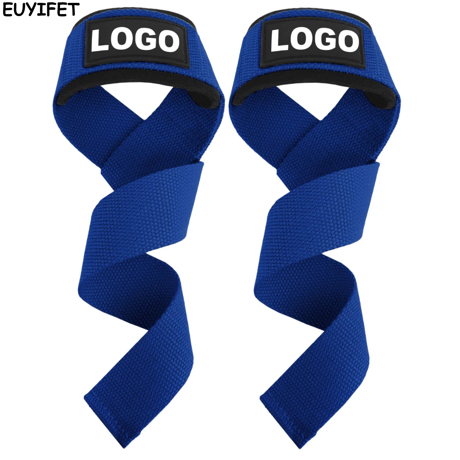 Weight Lifting Wrist Straps for Bodybuilding Powerlifting Strength Training Deadlifts Lifting Straps Padded Neoprene Gym Straps