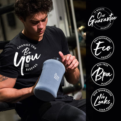 |  Sports Water Bottle 74.4 Fl Oz. (2.2 L) Insulated Half Gallon Carry