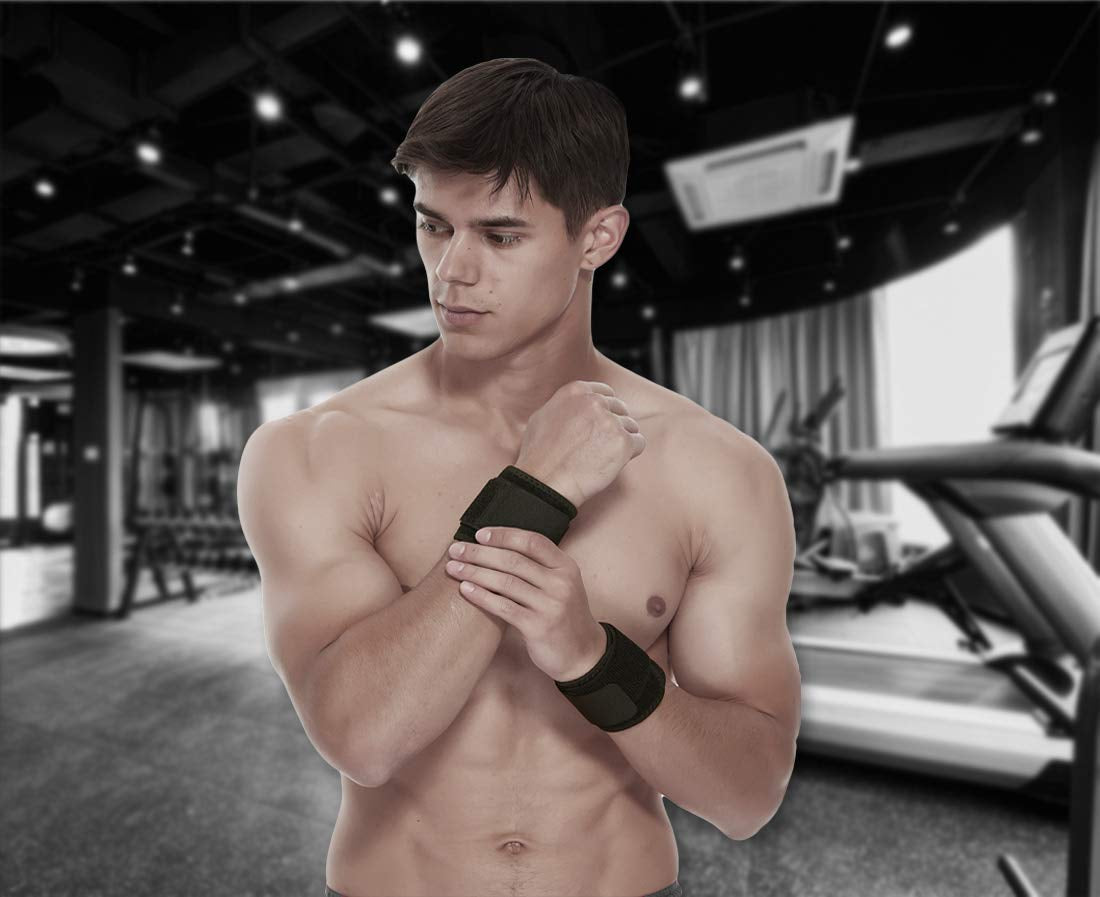 2 Pack Muñequera Ajustable Soporte De Muñeca Para Fitness, Tendinitis, Artritis