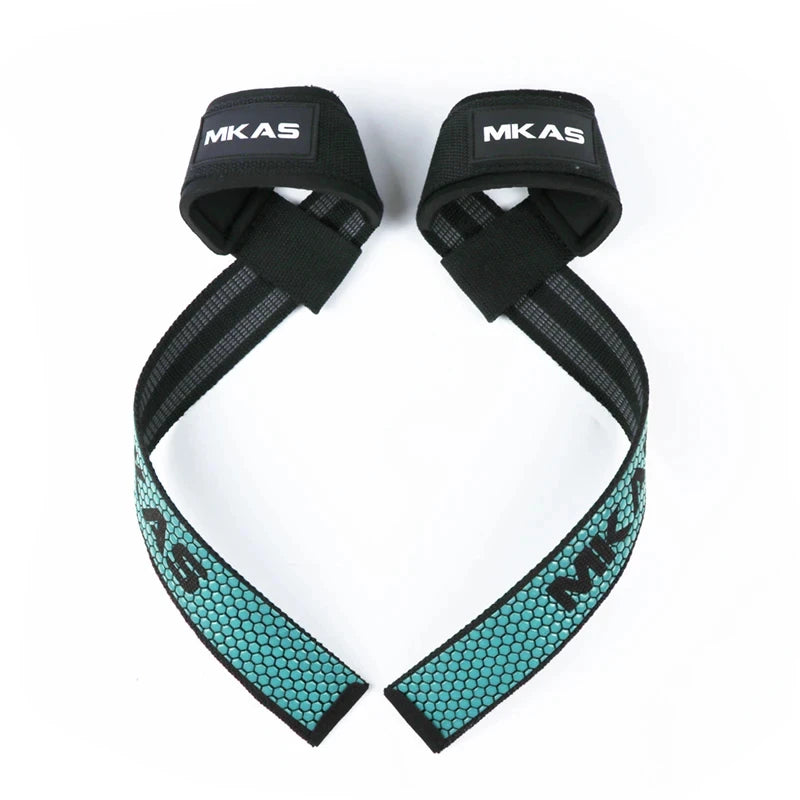 Weight Lifting Wrist Straps for Bodybuilding Powerlifting Strength Training Deadlifts Lifting Straps Padded Neoprene Gym Straps