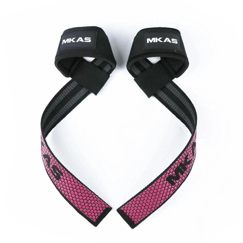 Weight Lifting Wrist Straps for Bodybuilding Powerlifting Strength Training Deadlifts Lifting Straps Padded Neoprene Gym Straps