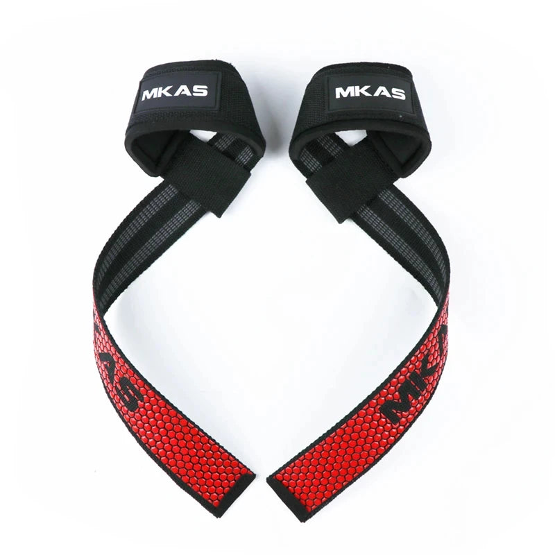 Weight Lifting Wrist Straps for Bodybuilding Powerlifting Strength Training Deadlifts Lifting Straps Padded Neoprene Gym Straps